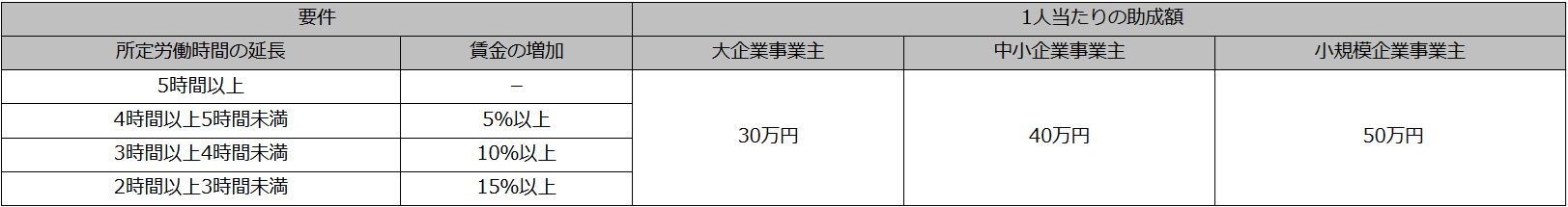 年収130万円の壁に対応したキャリアアップ助成金の新設コース_1年目